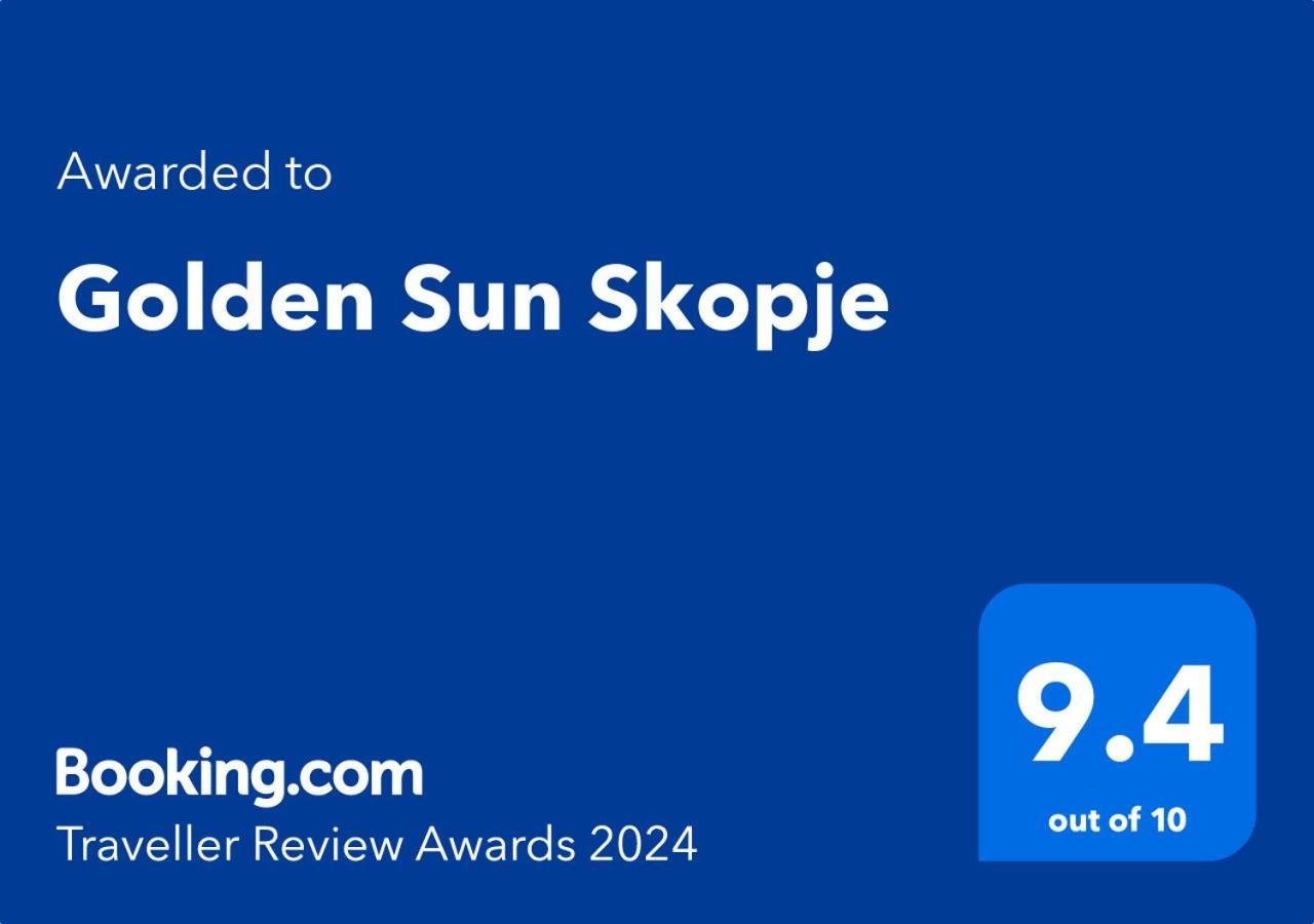 Apartament Golden Sun Skopje Zewnętrze zdjęcie